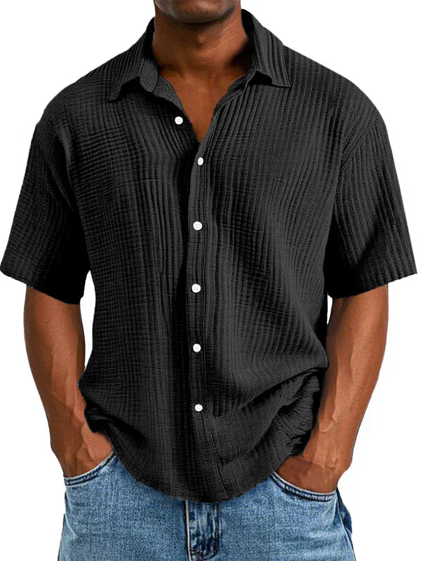 men-s-casual-loose-and-comfortable-textured-short-sleeved-shirt-1600