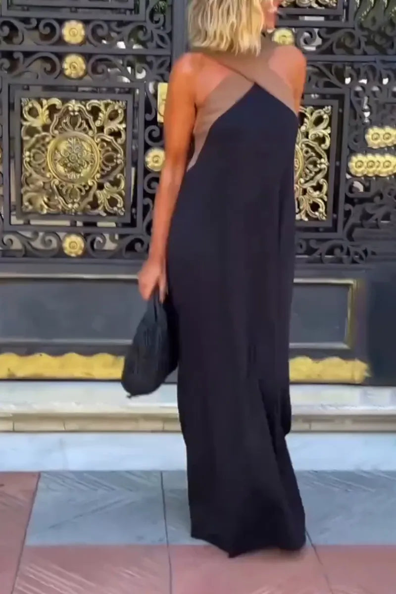 spring-sale-women-s-cross-halter-neck-sleeveless-stitching-dress-6986