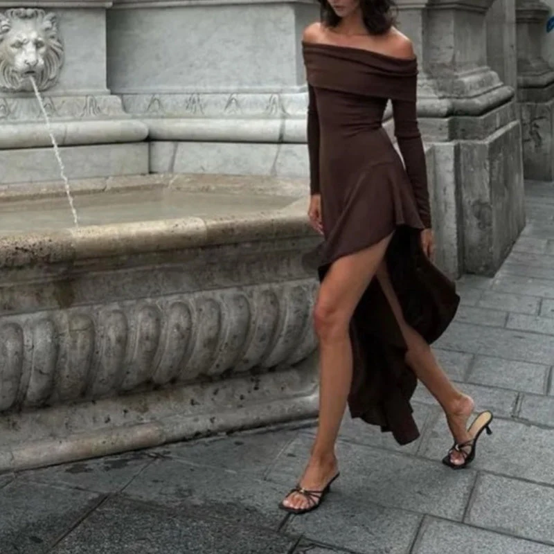 temperament-off-shoulder-long-sleeve-irregular-hem-stretch-maxi-dress-836