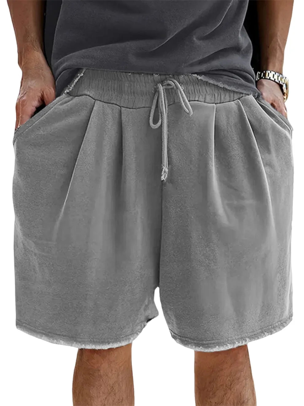 men-s-loose-cotton-vintage-pleated-lace-up-sports-casual-daily-shorts-1991