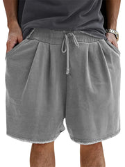 men-s-loose-cotton-vintage-pleated-lace-up-sports-casual-daily-shorts-1991