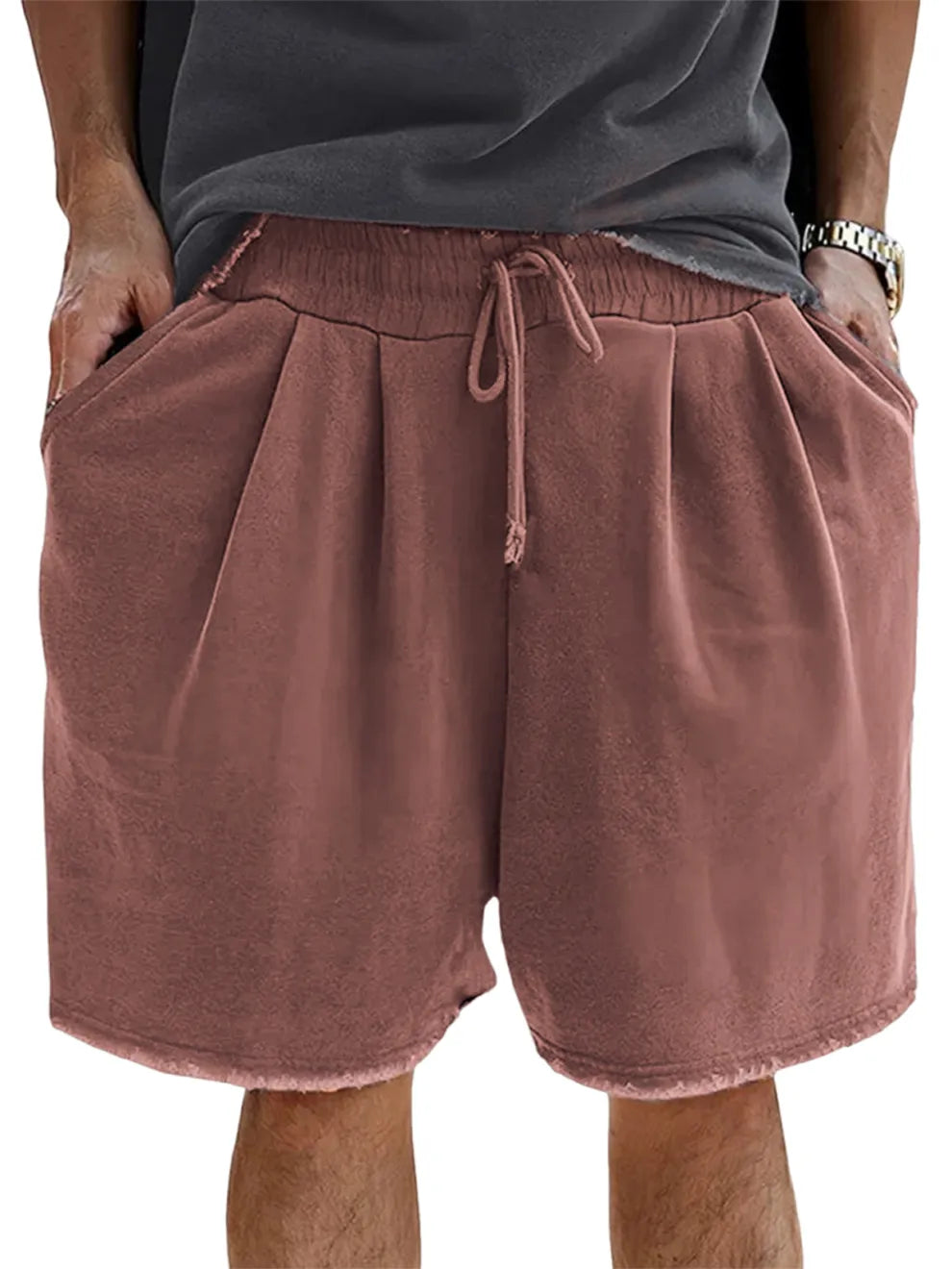 men-s-loose-cotton-vintage-pleated-lace-up-sports-casual-daily-shorts-1991