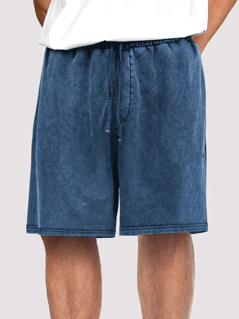 men-s-vintage-distressed-drawstring-stylish-washed-casual-textured-shorts-with-side-pockets-413