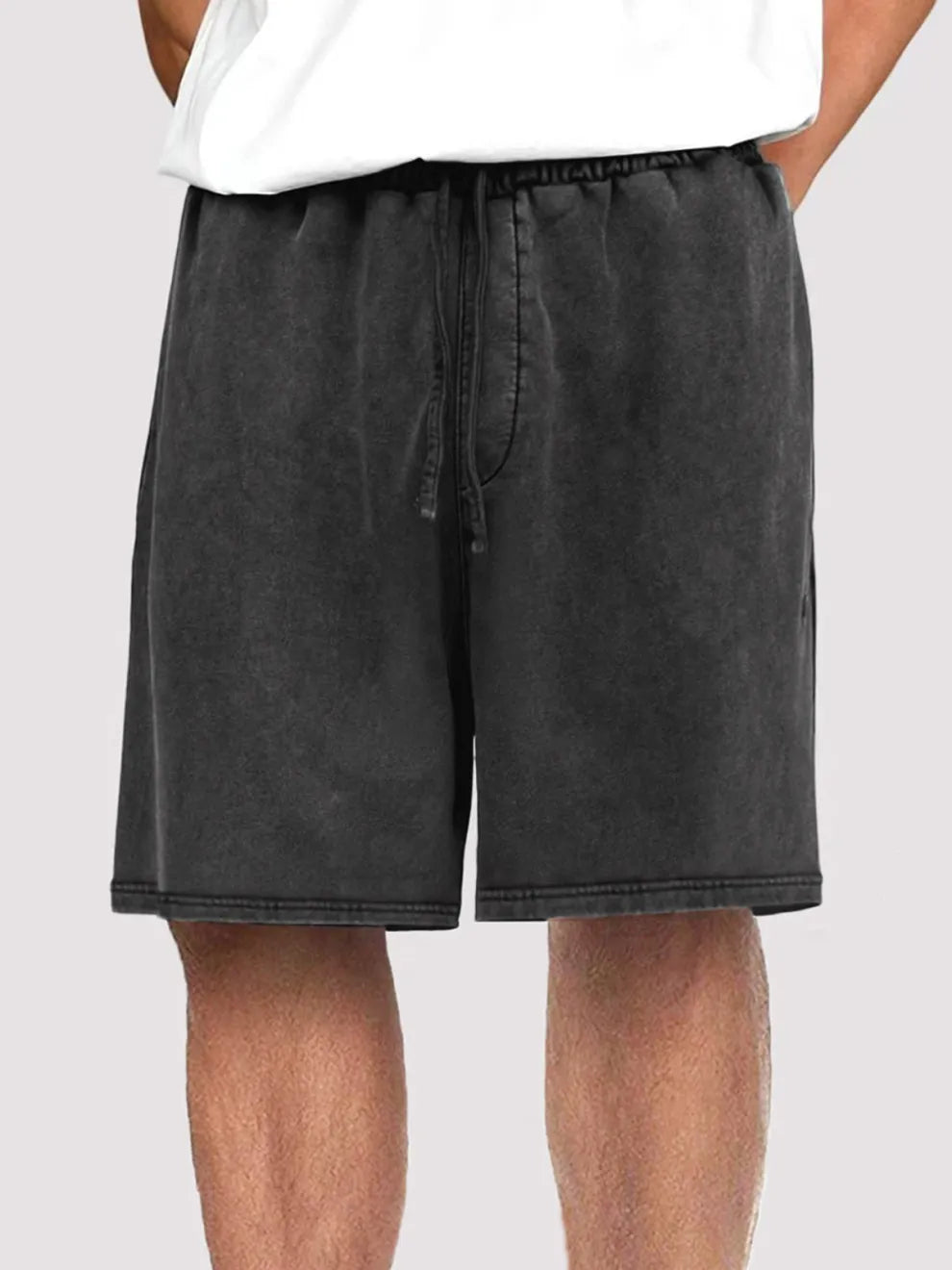 men-s-vintage-distressed-drawstring-stylish-washed-casual-textured-shorts-with-side-pockets-413